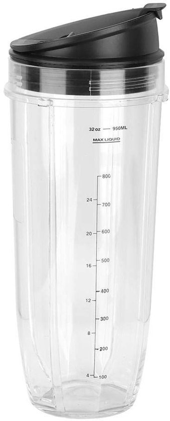 Allecto - Vervangingsonderdelen - Blender Cup en Deksel Kit - 18oz 24oz 32oz - Veilig en Duurzaam - Geschikt voor Blender - Fdit