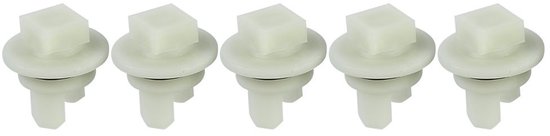 Allecto - Vleesmolen Tandwiel Set - 5 Stuks - Duurzaam plastic - Geschikt voor verschillende vleesmolen modellen - Essentieel voor keukenapparatuur... van Merkloos