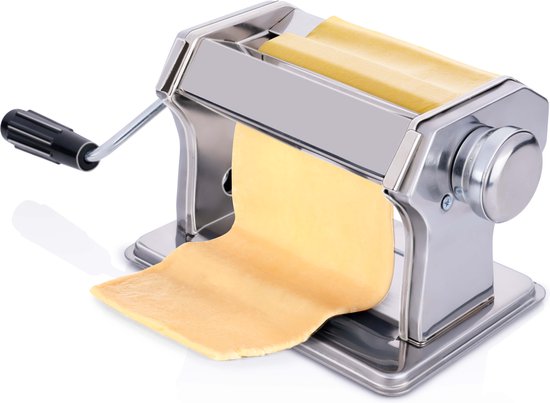 alpina Pastamaker Handmatig - RVS - Tafelklem - Spaghetti, Ravioli, Lasagne van Alpina