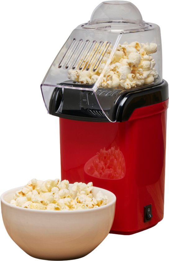 alpina Popcorn Machine 1200W - Popcornmachine zonder Olie - Popcornmaker met Maatlepel - Klaar in 3 Minuten van Merkloos