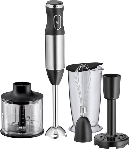 AMA® Staafmixer Set - Staafmixer - Pureerstaaf - 10.2x10.2x39cm - met Opzetstuk van Merkloos