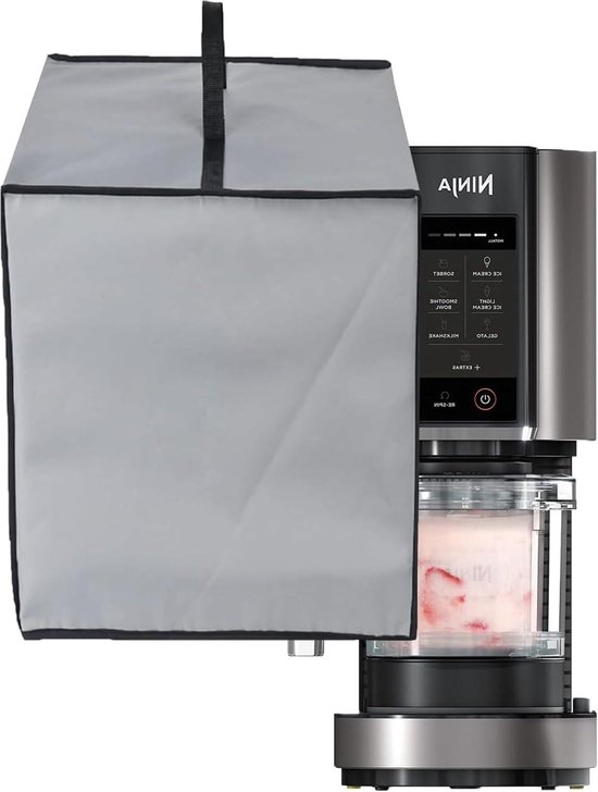 Amerbtech IJsmaker Stofkap Hittebestendige Waterdichte Nylon Stof Bevroren Dessert Maker Cover - Voor Ninja CREAMi Deluxe IJsmachine - NC501UK/NC300UK/NC299AMZ - Beschermhoes van AME