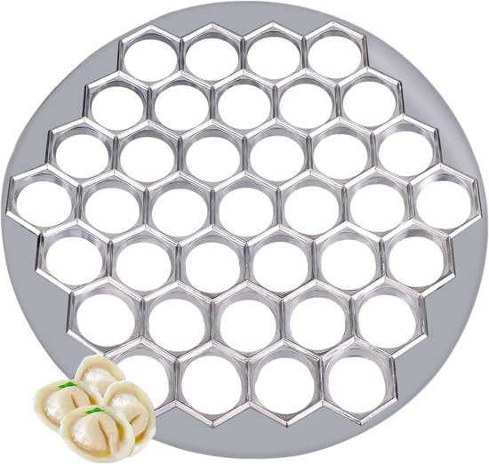 and Ravioli Mold - 37 Cavity Pelmeni Maker With Multiple Forms for Manti, Tortellini and Deegzakken