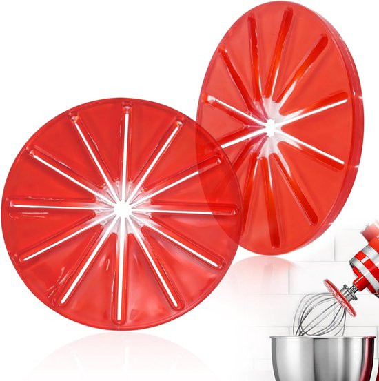 Anti-spat mengkop voor mixers – siliconen spatbescherming, ideaal voor koken en bakken