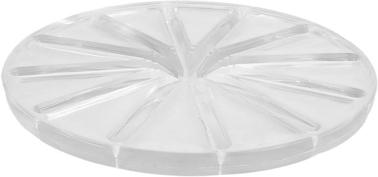 Anti-Spatdeksel Mixer - Spatbescherming Garde - Bakken Zonder Knoeien - Universele Pasvorm - 14x14x1 cm - Transparant