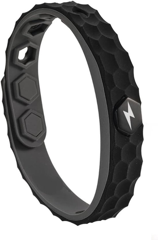 Anti-statische armband van silicone met verstelbare balans voor mannen en vrouwen, comfortabel en stijlvol van Merkloos