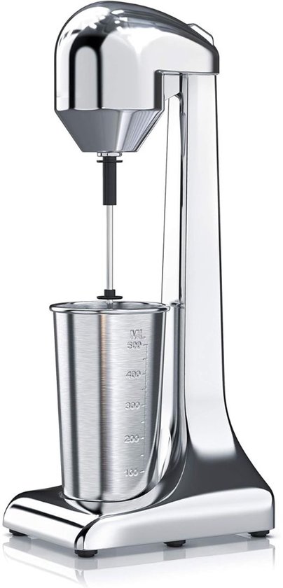 ApexArte® Milkshake Machine - Smoothie Maker - Beker - Zilver van Merkloos
