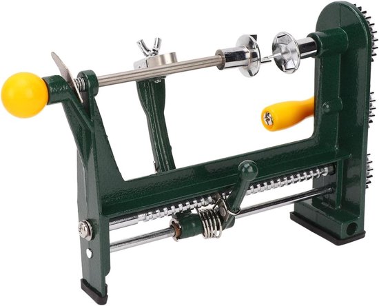 Appelschiller Roestvrij Staal - Fruitschiller Groenteschiller - Snel Fruit Bereiden - Met Veilige Klem - 708 g - Zilverkleurig