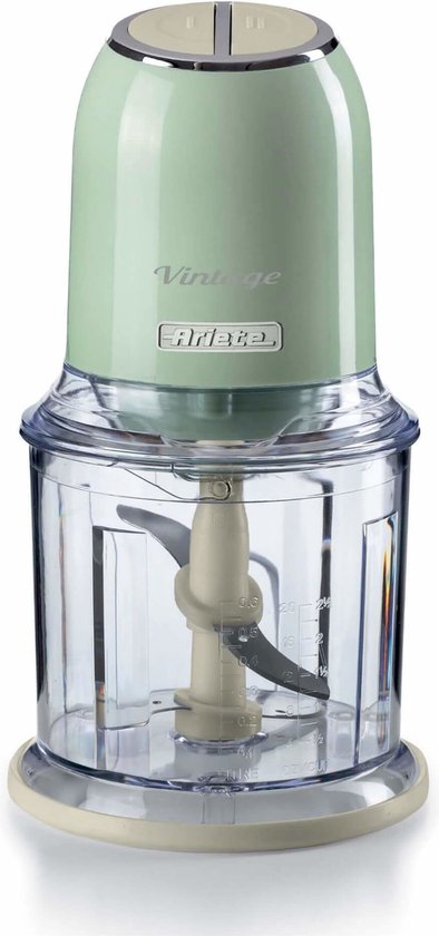 Ariete 0438/04 - Vintage hakmolen - 600 ml Inhoud - 400 Watt - Groen van Ariete