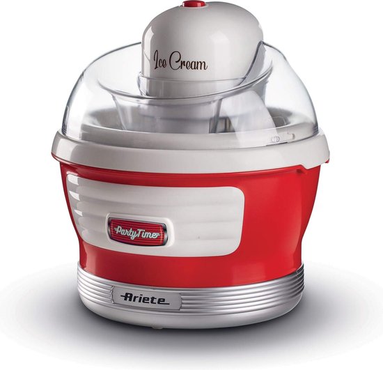 Ariete 0643/00 Party Time - IJsmachine - 1.5 liter inhoud - rood