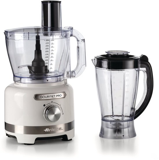 Ariete 1782/01 - Moderna food processor - keukenmachine - hakmolen - blender - wit van Merkloos