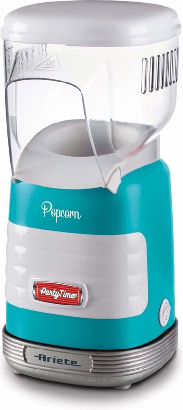 Ariete 2956 Popcorn Machine - blauw- Vetvrije Popcorn - binnen 2 min