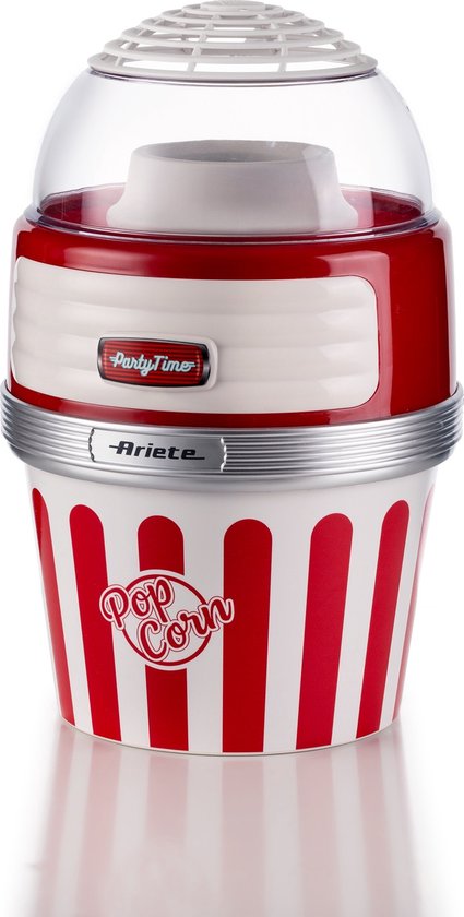 Ariete 2957/00 - 50's Style Popcornmachine - 1100 Watt - Bereidingstijd: 60 gram in 2 min - rood