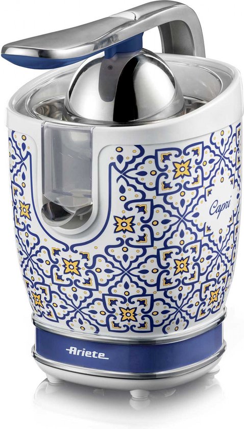 Ariete Capri 0413| Italiaans design citruspers | 400 Watt | 2 perskegels | 600 ml inhoud | van Ariete