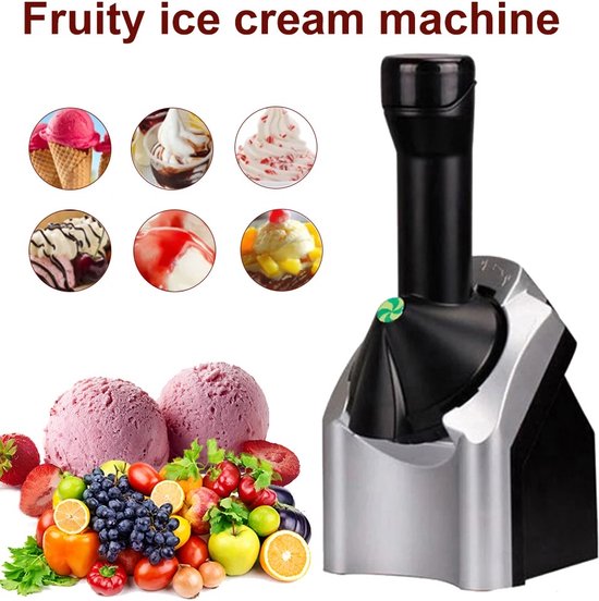 Ariqo Softijsmachine - Milkshake Machine - Softijs Maker - Roomijsmachine - Healthy Lifestyle - Transform Fruit in ijs - 500 ml van Ariqo