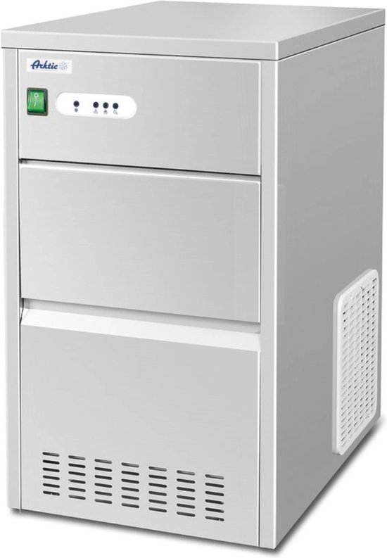 Arktic Holle IJsblokjesmachine - 26kg/dag - Opslag: 7kg - Professionele IJsmachine van Arktic