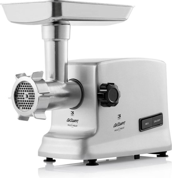 Arzum AR1076 vleesmolen 2000 W Zwart, Zilver van Arzum