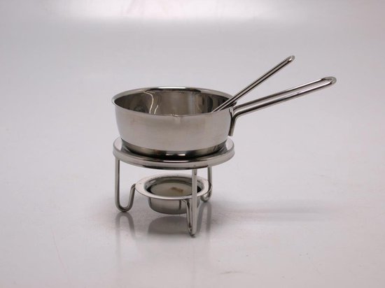 Asperge sausverwarmer met lepel ø10cm   - Voccelli