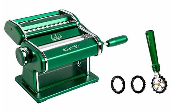 Atlas Pastaset -pastamachine Groen 150mm En Pasta Snijder