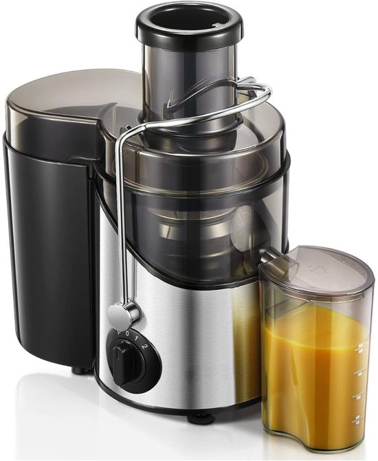 Aura® Sapcentrifuges groenten en fruit - Sapcentrifuges - Slowjuicer - Zilver - 30cm x 20cm x 18cm van Aura®