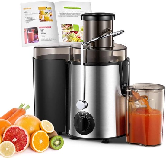 Aura® Sapcentrifuges groenten en fruit - Sapcentrifuges - Slowjuicer - Zilver - ‎31cm x 30cm x 19cm van Aura®