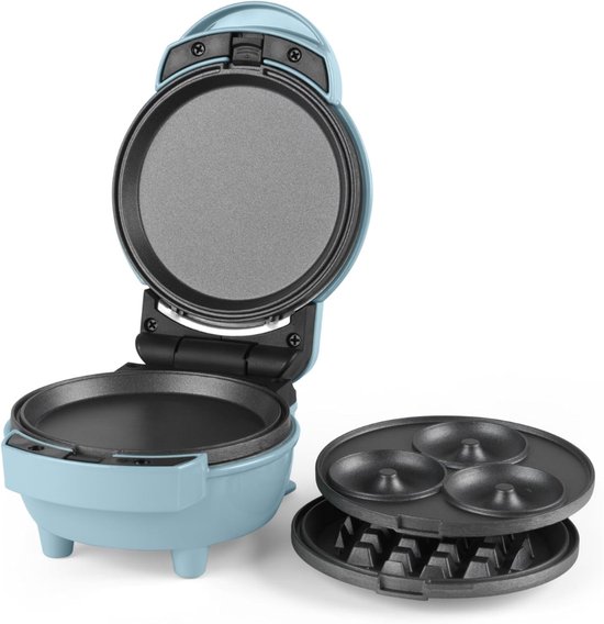 Aurixi® Pannenkoekenmaker - Pancake maker - Pannenkoek - Blauw - 17cm x 13cm x 9cm