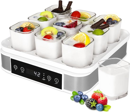 Aurixi® Yoghurtmaker - Citruspers - Ijsmachine - Wit -‎32cm x 32cm x 19cm van Aurixi