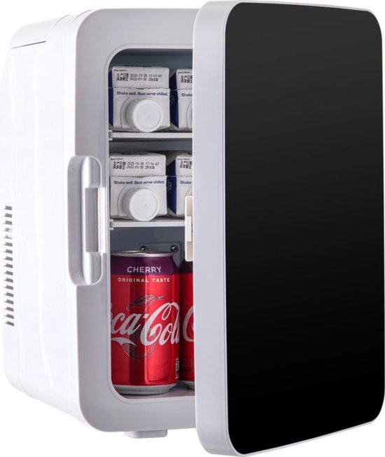Auto Koelkast - Frigo - Mini Draagbare Koelkast - 10L - Frigobox - koelbox - Wit van Tomado
