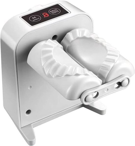 Automatische Deegpers - Gereedschap Keuken - Dumplings Maken - Twee Werkstanden - 400 Gram - Wit