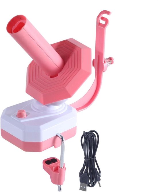 Automatische Garenwinder - Garenopwinder Wikkelmachine - Garen Opwinden - Grote Capaciteit 350 Gram - N.v.t. - Roze van Merkloos