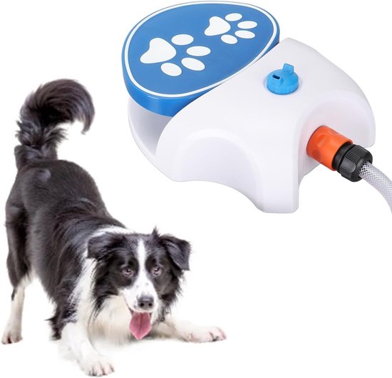 Automatische Hondenfontein, Handmatig Geactiveerde Waterdispenser voor Huisdieren, Buiten Drinkbak voor Kleine en Grote Honden en Katten met Slang