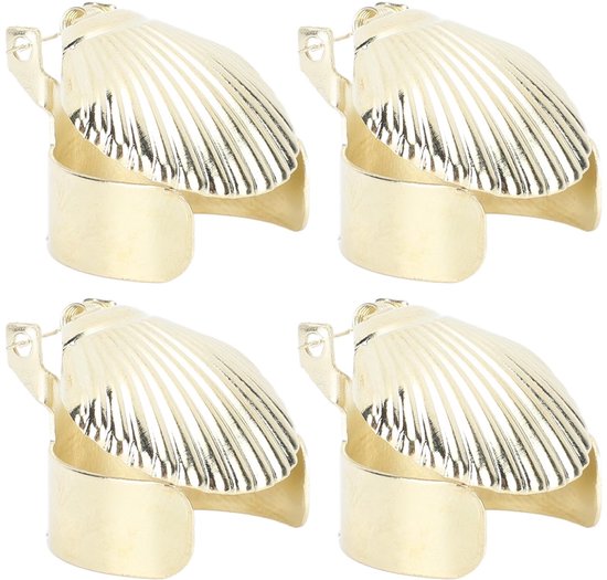 Automatische Kaarsenstopper IJzeren Kaarsendover Brandblusser 4-pack Metalen Omhulsel met Patroon voor Potkaarsen Gemakkelijke Vlamafdekking Kaarsaccessoire voor Thuisgebruik (GOLD)