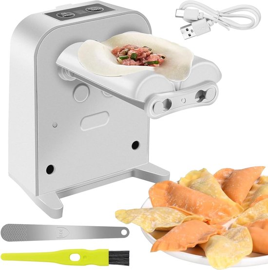 Automatische Knoedelmachine - Deegvorm Ravioli - Thuis Eten Maken - Twee Modi - 1500 Knoedels - Wit