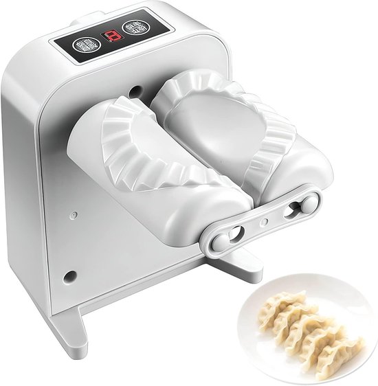 Automatische machine voor het maken van dumplings, elektrische ravioli-vormer, snel en eenvoudig deeg en vulling bereiden, ideaal voor thuisgebruik en feesten van Merkloos