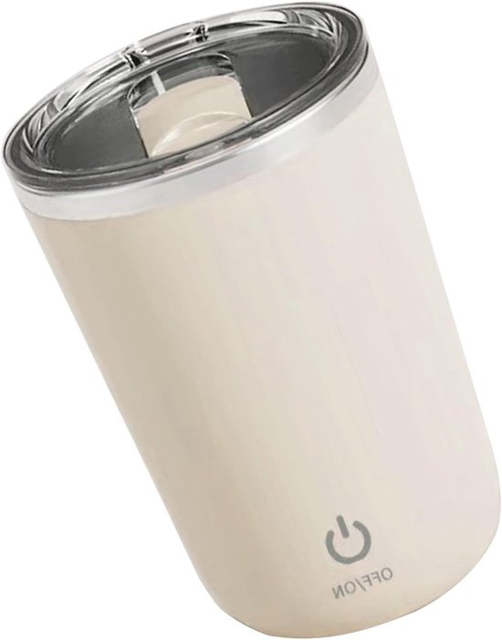 Automatische Magnetische Roerbekers voor Koffie en Thee - 400Ml Wasbare Roerbekers met RVS Binnenvoering voor Melk en Dranken