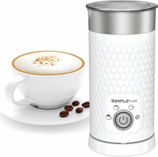 Automatische Melkopschuimer 4-in-1 Wit 500W - Snel & Eenvoudig