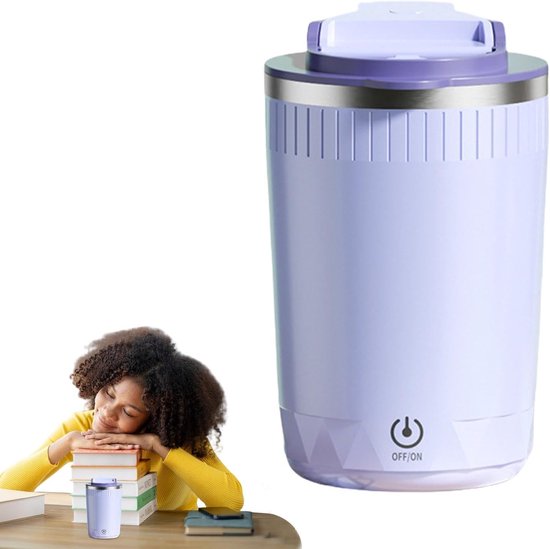 Automatische mengbekers - elektrische mengbeker oplaadbare roermok | Draagbare reiskoffiekopjes voor zakenreis en thuiskeuken gebruik，380ml van Merkloos