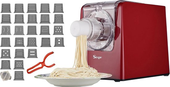 Automatische Pastamachine met 26 Opzetstukken voor Zelfgemaakte Verse Pasta van Merkloos