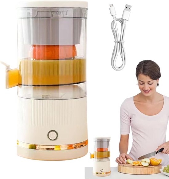 Automatische Sapcentrifuge - Fruithakselaar Citruspers - Vers Sap Maken - Automatische Scheiding - 237x115x237 cm - Wit van Merkloos