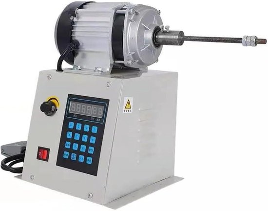Automatische Spoel Winder - Draad Wikkel Machine - Efficiënt Draden Wikkelen - Digitale Controle - 100mm Wikkelbreedte - Grijs