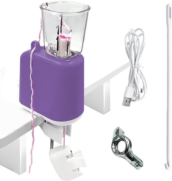 Automatische Vlechtmachine - Sieraden Maker - Armbanden Maken - Automatische Rotatie - 145 x 11 x 16 cm - Paars
