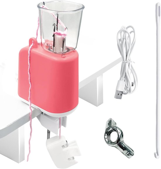 Automatische Vlechtmachine - Sieraden Maker - Armbanden Maken - Eenvoudige Bediening - 19 x 19 x 14 cm - Roze