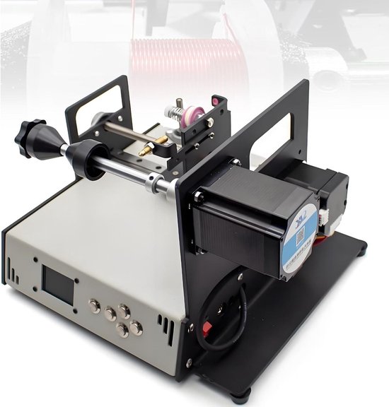 Automatische Wikkelmachine - Digitale Kabelwikkelaar - Precisie Spoelen Maken - Hoge Snelheid 900 RPM - 0.02-1.0mm Draaddiameter - Grijs van Merkloos