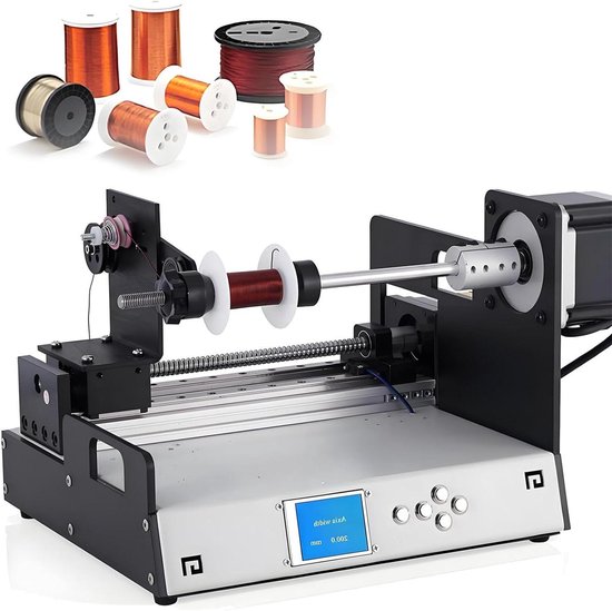 Automatische Wikkelmachine - Elektrische Draad Tool - Precisie Wikkelen - Hoge Snelheid Productie - 0.02-1.0mm Draad - Grijs