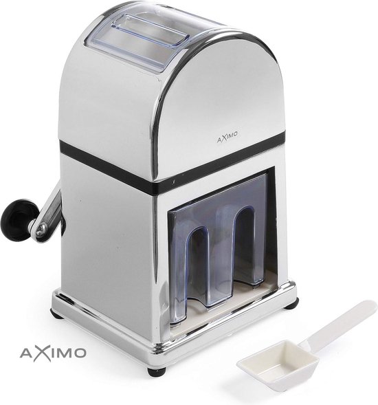 AXIMO IJscrusher met schep - Professionele Ice Crusher - RVS Messen - IJsvergruizer Handmatig van Axi