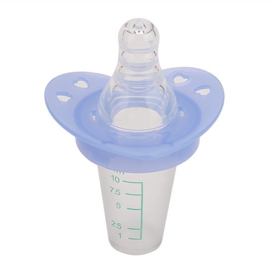 Baby Liquid Medicine Dispenser, Baby Fopspeen Voeder Nieuweborn Geneesmiddel Fopspeen Siliconen Tepel Type Vloeibare Geneesmiddel Voeder van Merkloos