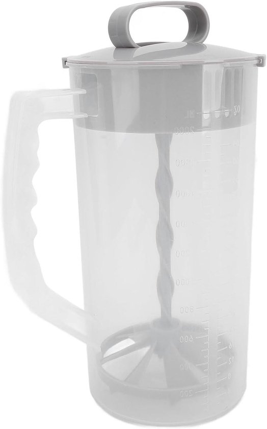 Babyvoeding Mengkan 2000 ml met Deksel - Formulemixer voor Borstvoeding - Melkopslagkan voor Koelkast van Luwaama.