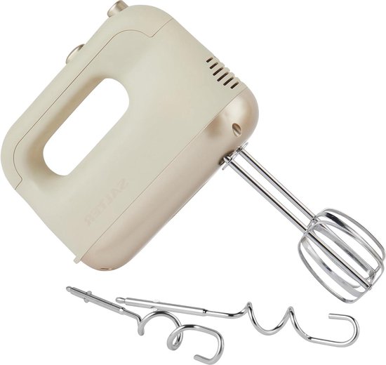 Bakes Hand Mixer with 5 Speed Settings - Electric Whisk for Baking - Includes Beaters, Hooks, and Whisk van Aucma