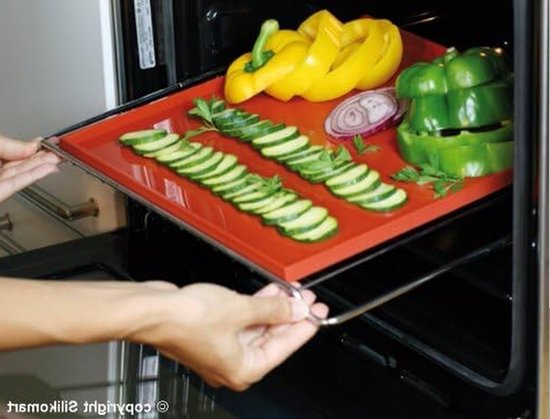 Bakmat Silicone - Rolkoek Mat - Bakken Maken - Met Rand - 42x35 cm - Grijs