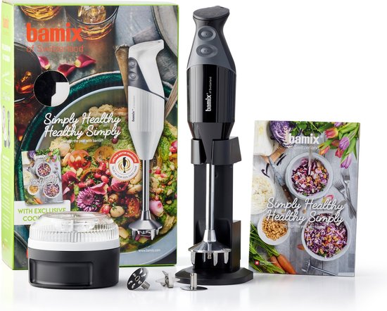 Bamix M200 staafmixer Simply Healthy zwart van Bamix